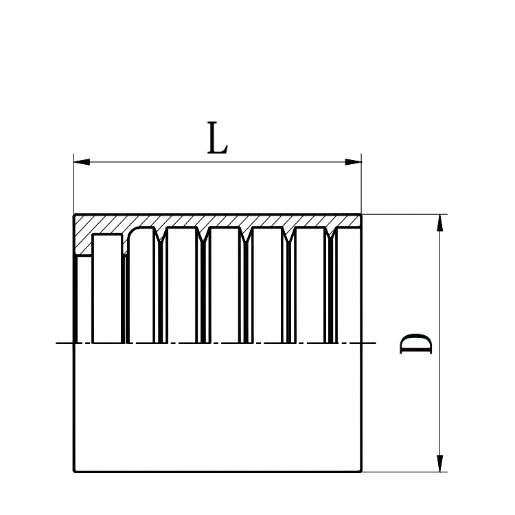 Ferrule Fitting 00110‑A is suitable for SAE 100R1AT and EN 853 1SN hoses.