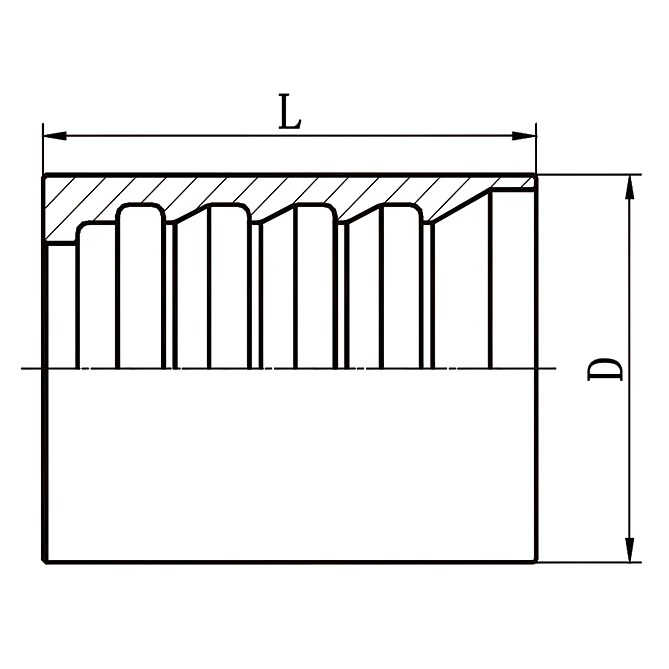Ferrule Fitting 00400 is suitable for 4SP, 4SH/12-16 and R12/06-16 hoses.