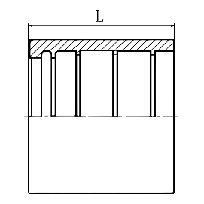 Ferrule Fitting 00500 is suitable for SAE 100R5 hoses.