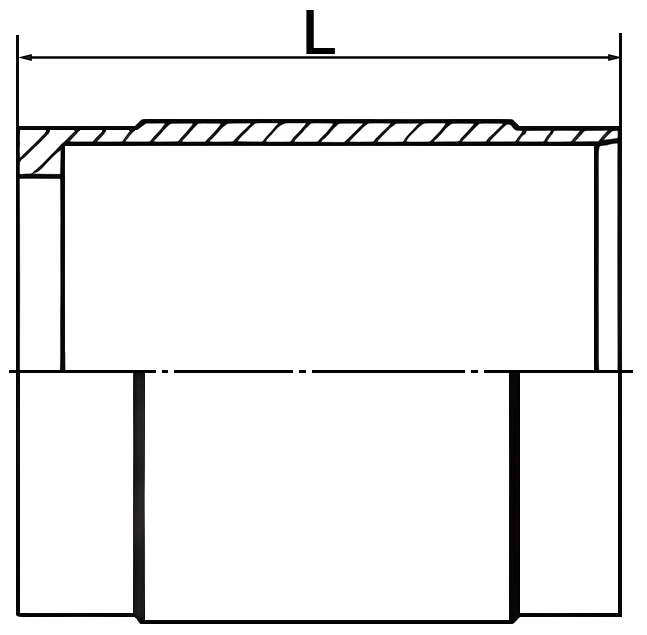 Ferrule Fitting 00710 is suitable for Teflon hoses.