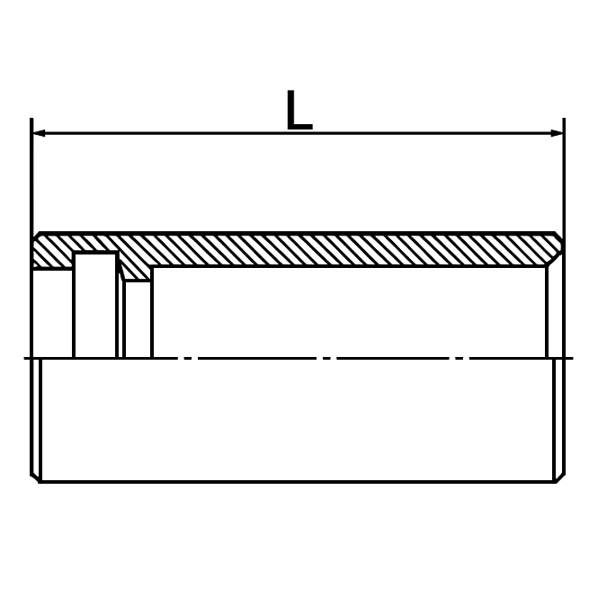 Ferrule Fitting 00TF0 is suitable for Teflon hoses.