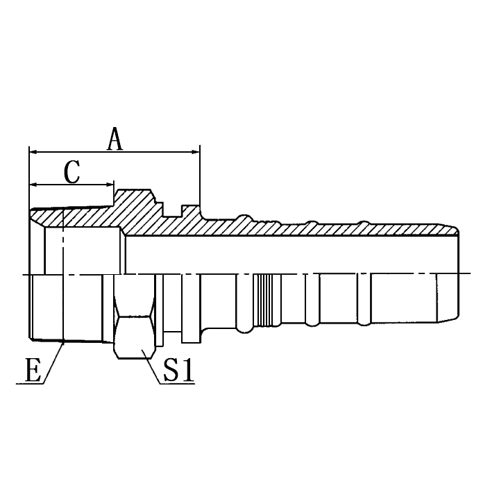 Hose Fitting 15613 NPT Male