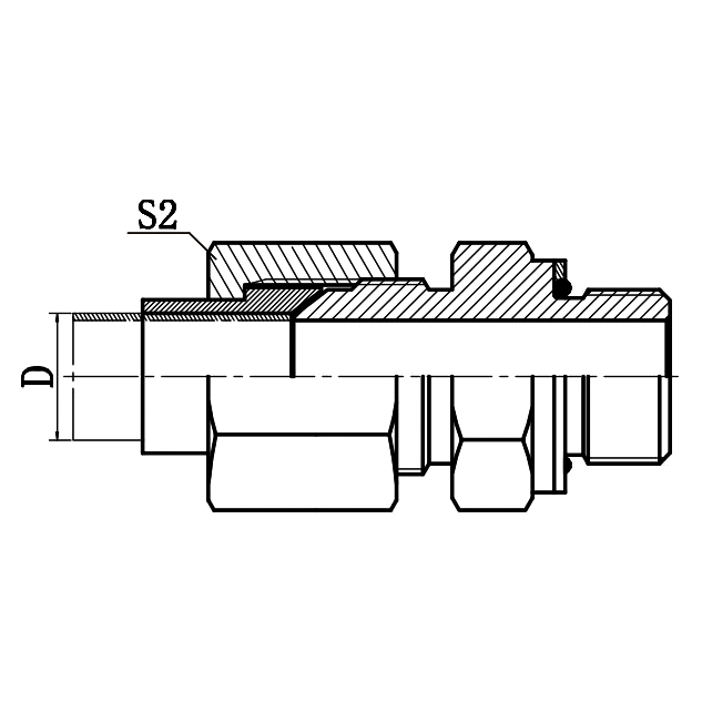 1QH-RN ISO 6149-3 L-Series Metric Adapter