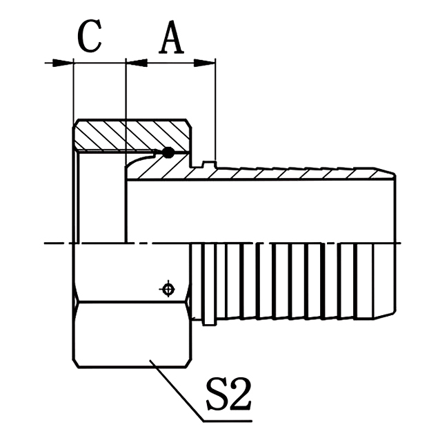 Hose Fitting 22111-W BSP Female Multiseal