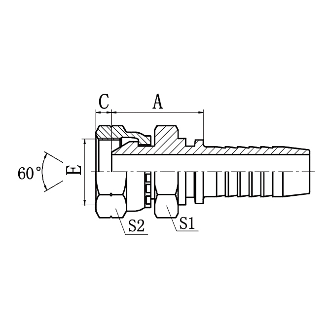 22611D BSP Female 60° Cone Double Hexagon Fitting        检查一下拼写错误 提供一些关于 Hose Fitting 22611D BSPFEMALE 6O° CONE DOUBLE HEXAGON 的应用场景 如何正确安装 Hose Fitting 22611D BSPFEMALE 6O° CONE DOUBLE HEXAGON？