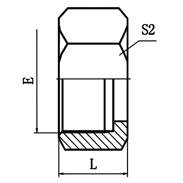 NB200-Q Metric 74°Cone Flared Nut GB/T 5647 Adapter