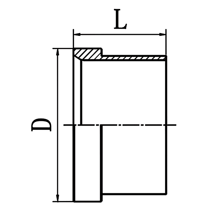 NB500-Q Metric 74°Cone Flared Sleeve GB/T 5646 Fitting