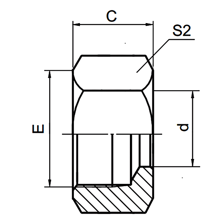 Hose Fitting NL Retaining Nuts provide reliable fastening for hydraulic fittings.