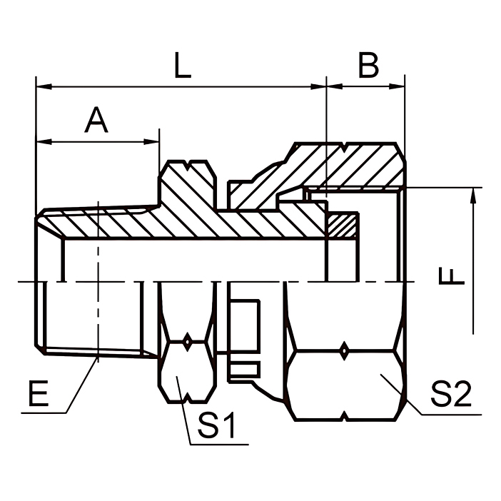 2TB-G/SP BSPT Male to BSP Female Pressure Gauge Adapter