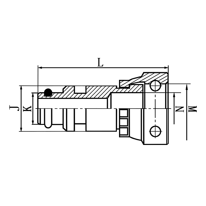 Staple-lok Hydraulic Fittings – 2Y male female clip fastener SAE J1467
