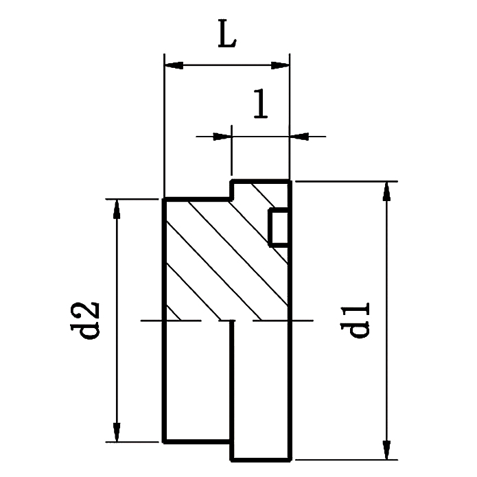 4FL L-Series Flange Plug, Heavy Load Flange Adapter