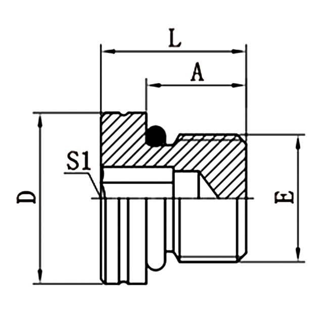 4HN L-Series Hollow Hex Metric Plug | ISO 6149-3 Industrial Grade