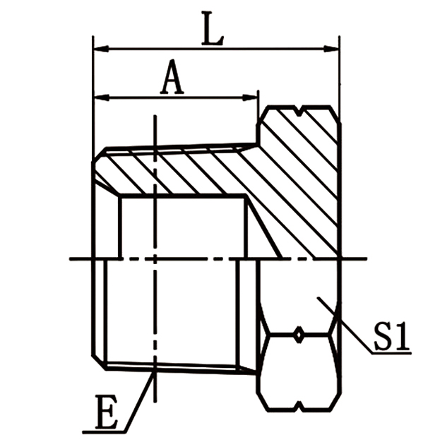 4T-SP BSPT Male Plug 60°Cone Adapter