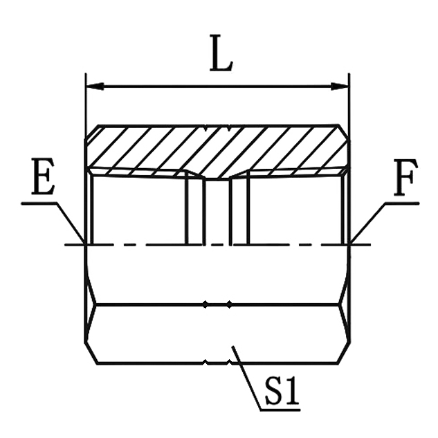 7N NPT Female 60°Cone Hydraulic Adapter