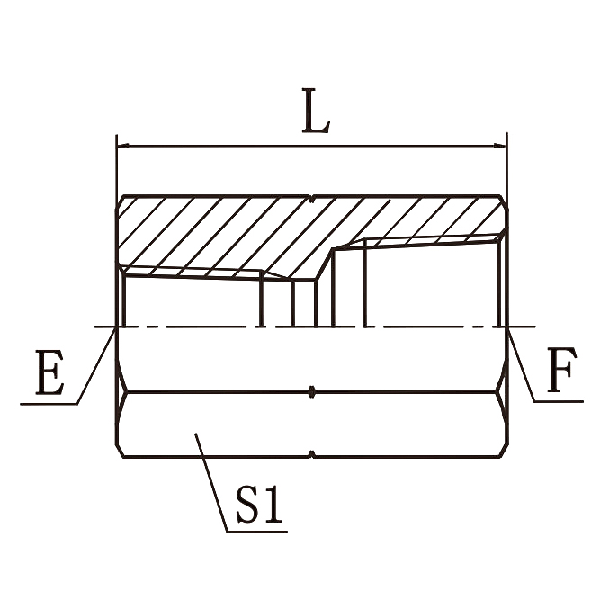 7T BSPT Female 60°Cone Hydraulic Adapter