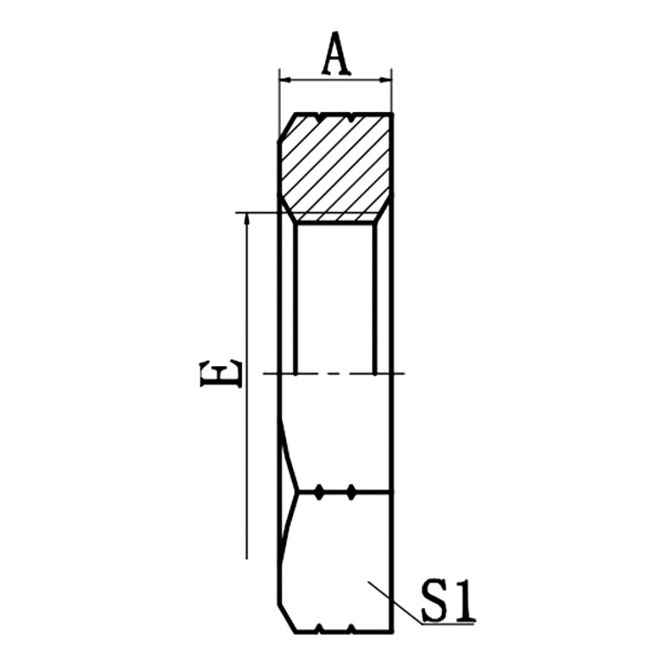 8F ORFS lock nut – high-performance ORFS hydraulic lock nuts for hydraulic systems