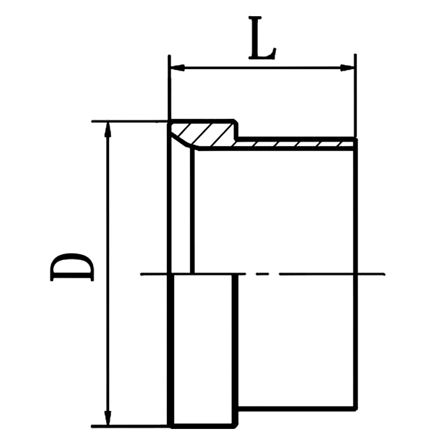 NB300 JIC inch sleeve for hydraulic tube flare connections