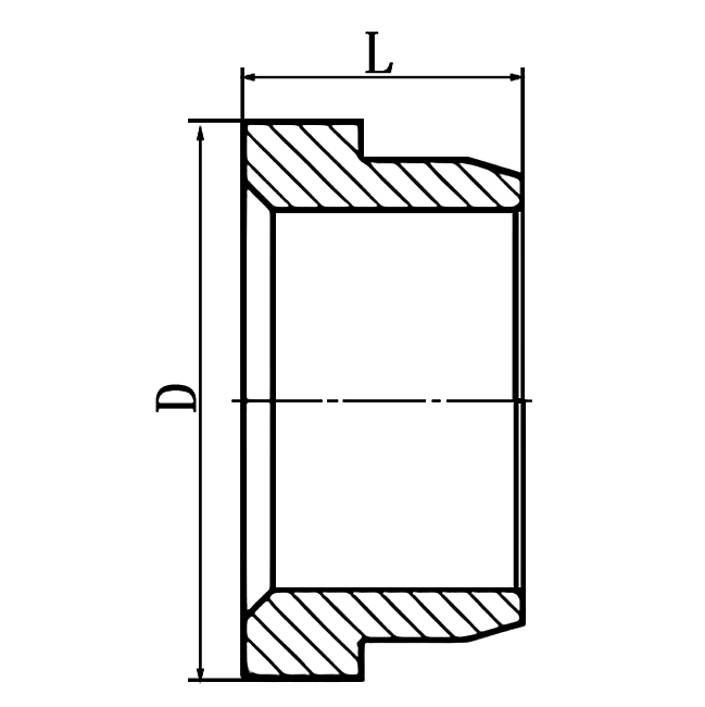 NB500-F ORFS metric sleeve hydraulic port fittings
